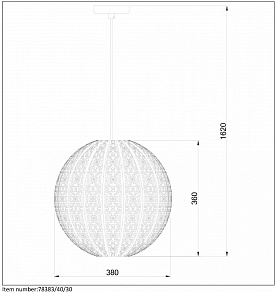 Подвесной светильник Lucide Tahar 78383/40/30
