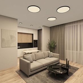 Накладной светильник Denkirs THIN DK6522-BK