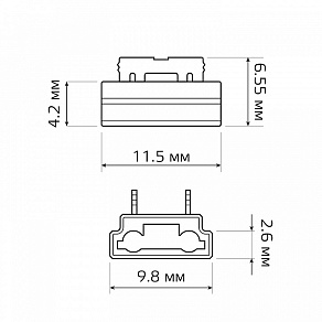 Соединитель с проводом универсальный Gauss  BT440