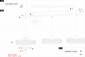 Подвесной светильник Eglo ПРОМО Leamington 1 49166