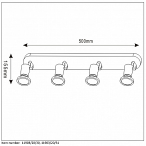 Спот Lucide Jaster-Led 11903/20/31
