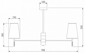 Люстра на штанге Eurosvet Milazzo 60137/8 хром