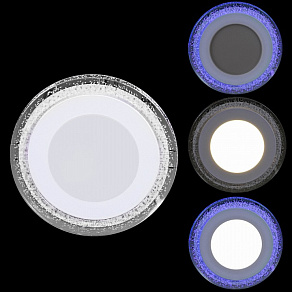 Встраиваемый светильник Reluce  34063-9.0-001QP LED6+3W BL