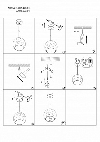 Подвесной светильник ST-Luce Stilano SL402.423.01