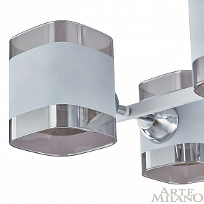 Потолочная люстра Arte Milano AMALFI-329809 329809/6 WH+CR