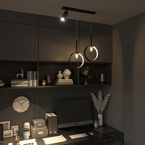 Подвесной светильник Eurosvet Verge 90249/3 черный