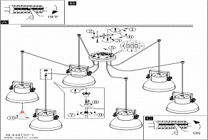 Подвесной светильник Eglo ПРОМО Barnstaple 49732