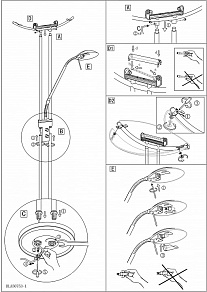 Торшер с подсветкой Eglo Baya 30638