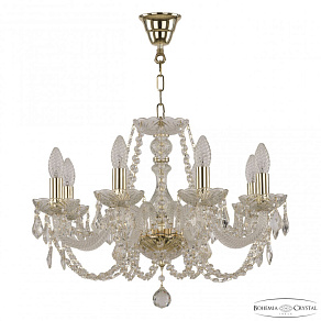 Подвесная люстра Bohemia Ivele Crystal 101 101/8/195 G Leafs