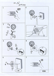 Светильник на штанге Eglo Nisia 1 93366