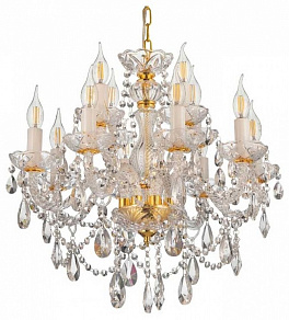 Подвесная люстра LUMINA DECO Eliza LDP 7026-8+4 SL+GD