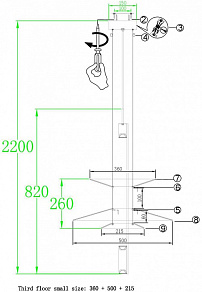 Подвесной светильник ST-Luce Isola SL6101.413.01