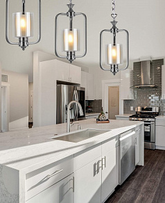 Подвесной светильник LUMINA DECO Atlanta LDP 1222-1 CHR+WT