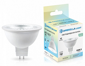 Лампа светодиодная Ambrella Light MR16 170714