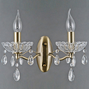 Бра ILLUMICO CASTOR IL0265-2WSQ-24 AB CASTOR