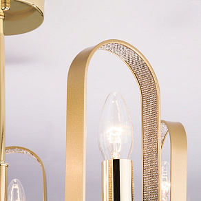 Люстра на штанге Eurosvet Magila 60077/8 золото