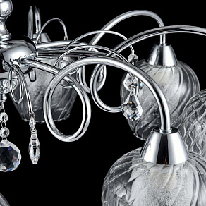 Люстра на штанге Freya Nora FR2663-PL-08-CH