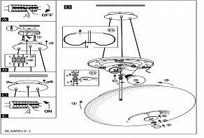 Подвесной светильник Eglo ПРОМО Optica 86813