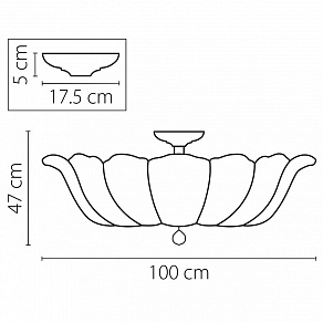 Накладной светильник Osgona Riccio 705184