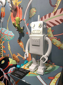 Настольная лампа декоративная Seletti Robot Lamp 14710