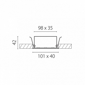 Встраиваемый светильник Lightstar Guarda 082146