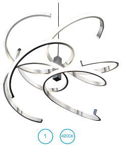 Подвесной светильник Ambrella Metallic 9 FL404