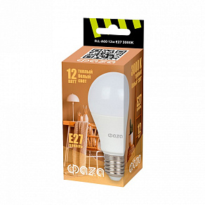Лампа светодиодная Jazzway  E27 12Вт 3000K FLL- A60 12w E27 3000K