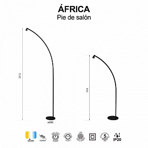 Торшер Mantra Africa 9417