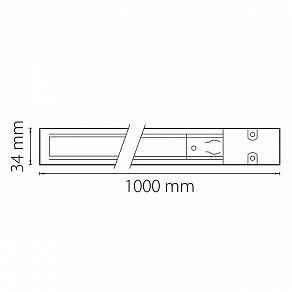 Трек накладной Lightstar Barra 504015