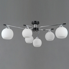 Потолочная люстра ILLUMICO LIBRA IL0638-6CSQ-24 CR BK LIBRA