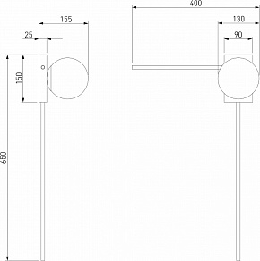 Бра Eurosvet Fredo 40034/1 золото