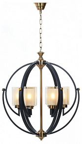 Подвесная люстра LUMINA DECO Bergen LDP 1232-6 BK+MD