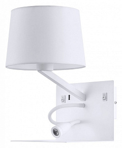 Бра с подсветкой Arte Lamp 1056 A1056AP-2WH