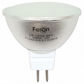 Лампа светодиодная Feron LB-126 GU5.3 7Вт 4000K 25293