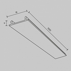 Вставка декоративная Maytoni Technical Accessories for tracks Unity TRA001DO-1W