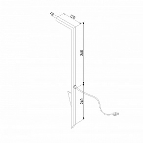 Наземный высокий светильник Elektrostandard Stels a067902
