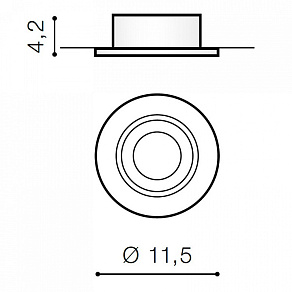 Встраиваемый светильник Azzardo Remo 1 downlight AZ1731