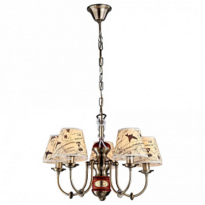 Подвесная люстра Maytoni Cruise ARM625-05-R