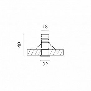 Встраиваемый светильник Lightstar Mobi 032017