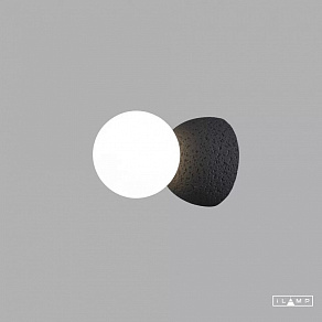 Накладной светильник iLamp Foxtrot 10695W/1-D100 BK-WH