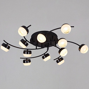 Люстра на штанге Reluce  90590-0.3-12 Black