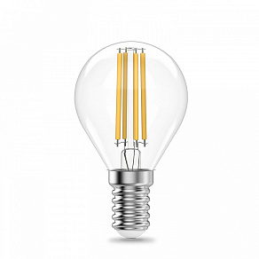 Лампа светодиодная Gauss Filament Elementary E14 8Вт 4100K 52128