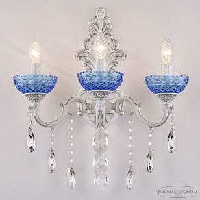 Бра Bohemia Ivele Crystal AL7801 AL7801B15/3/175 B WMN P Aquamarine/M-1F