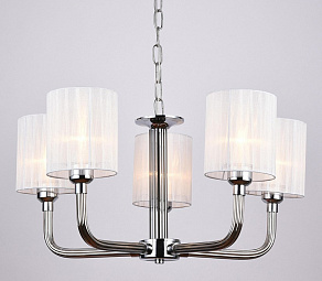 Подвесная люстра ILLUMICO  IL1256-5PPA-29 CR Romei