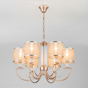 Подвесная люстра Eurosvet Licata 60099/6 перламутровое золото