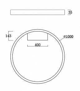 Накладной светильник Maytoni Rim MOD058CL-L65B4K