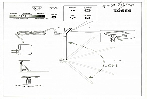 Настольная лампа офисная Eglo Caupo 93965