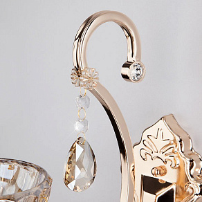 Бра Eurosvet Keira 3108/1 золото/тонированный хрусталь Strotskis