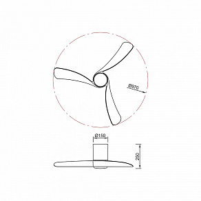 Светильник с вентилятором Mantra NEMO 9049