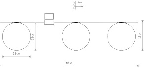 Накладной светильник Nowodvorski Pik 10301